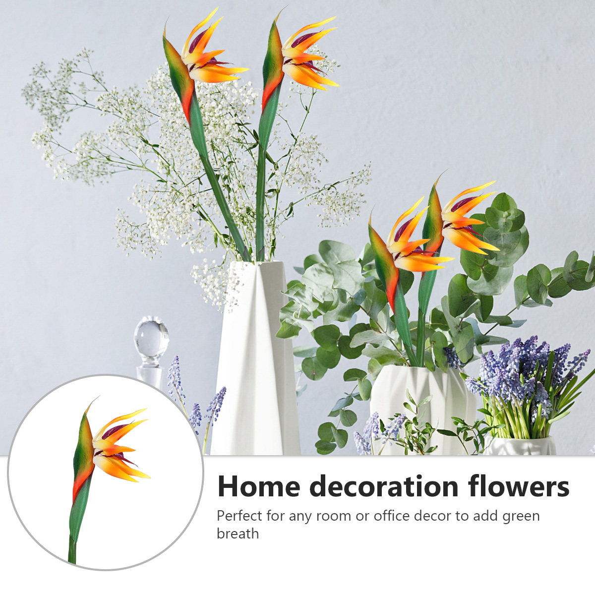 Искусственный цветок стрелицие – обзор и цена Bird Paradise Strelitzia