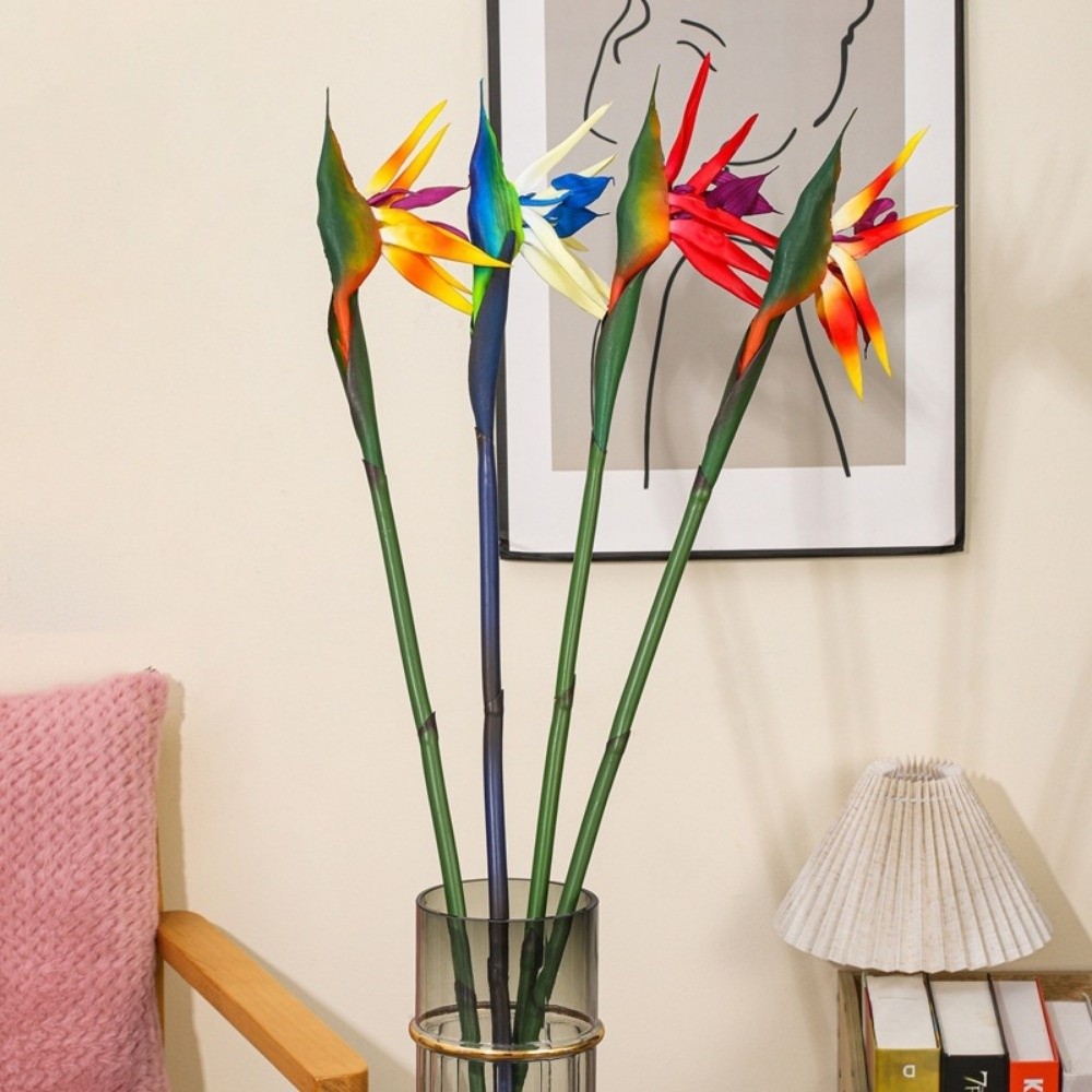 Искусственные цветы стрелиции  – обзор и цена Bird Paradise Strelitzia