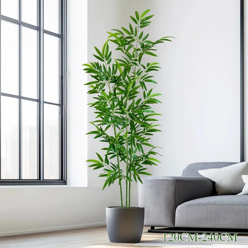 Искусственный зеленый бамбук,  – обзор и цена Dracaena Marginata