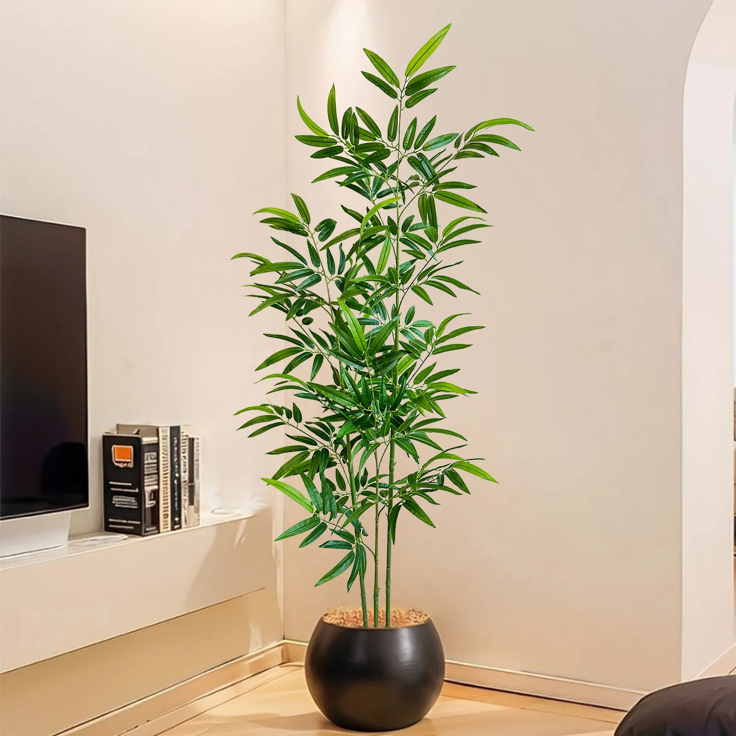 Искусственный зеленый бамбук,  – обзор и цена Dracaena Marginata